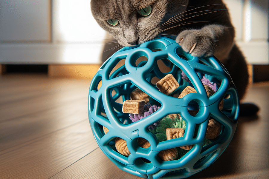 cat treat puzzle toy