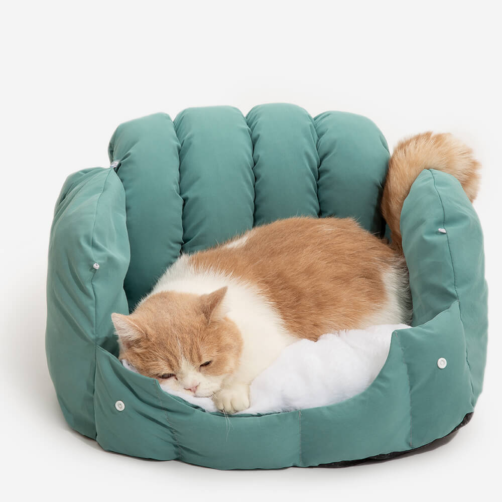 enclosed cat bed