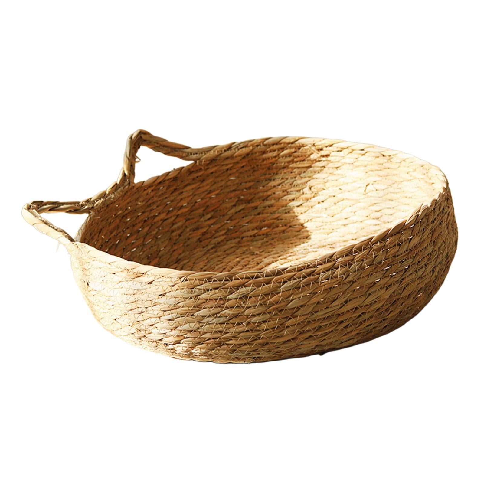wicker basket cat bed