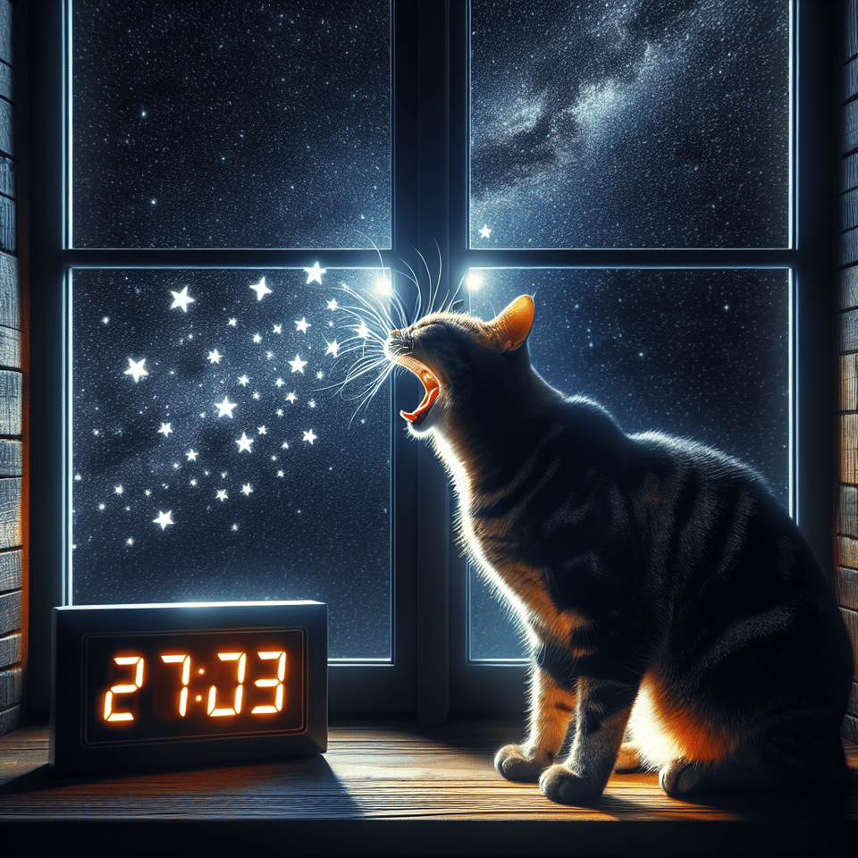 Nighttime Meows: Unraveling the Mystery of Your Cat's Nocturnal Vocalizations