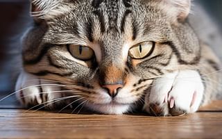 What are some common signs of stress in cats?